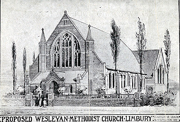 The proposed Limbury Wesleyan chapel [MB716]